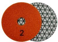 Алмазные гибкие шлифовальные круги JANE Pads 5-STEP №2 D100