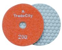 Алмазные гибкие шлифовальные круги Hexagon MR Pads 7-STEP №200 100D